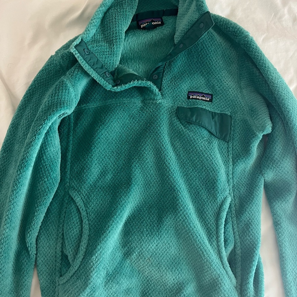 Patagonia Turquoise Fleece Jacket